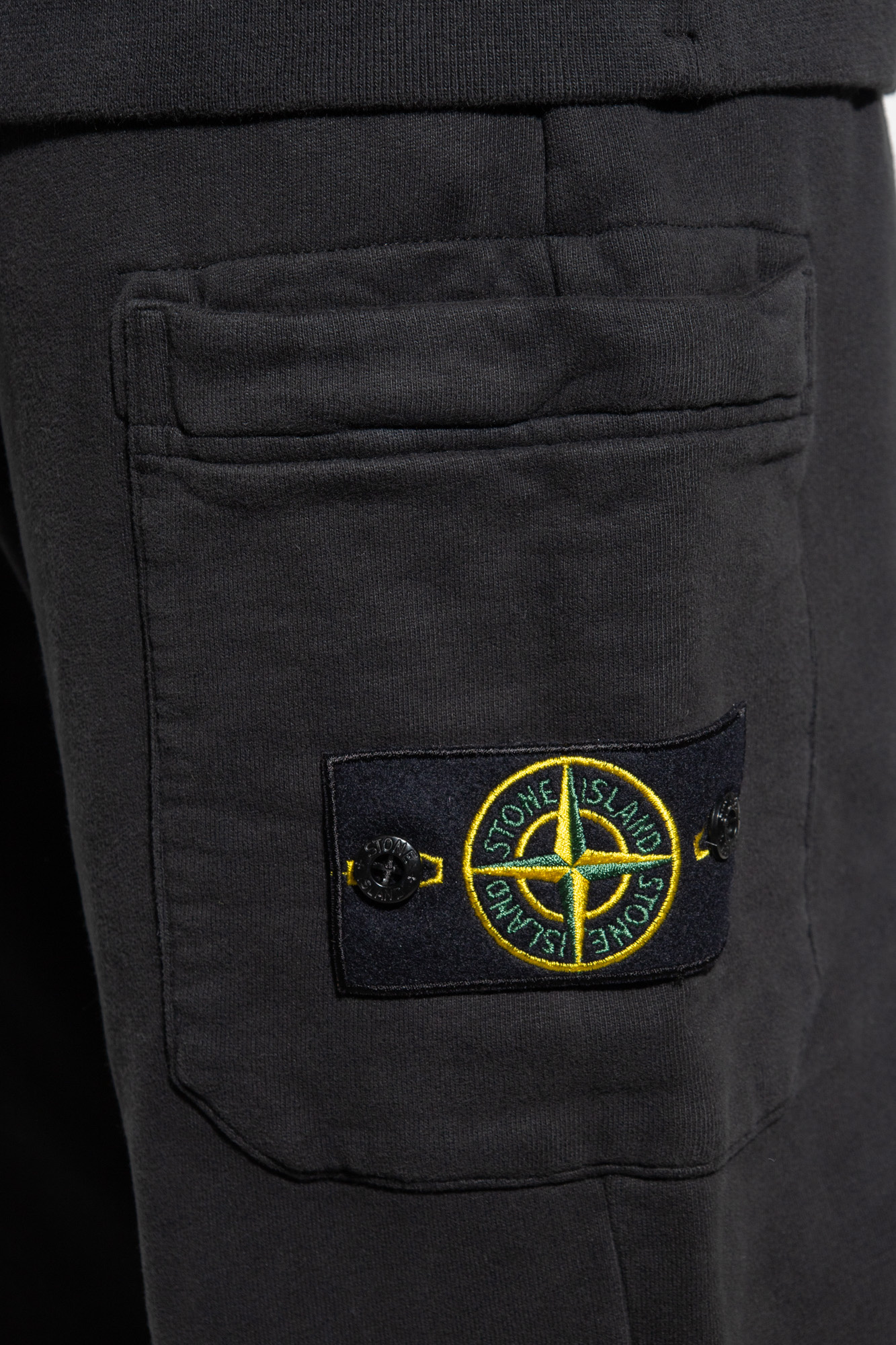 Stone island cheap sweatpants black